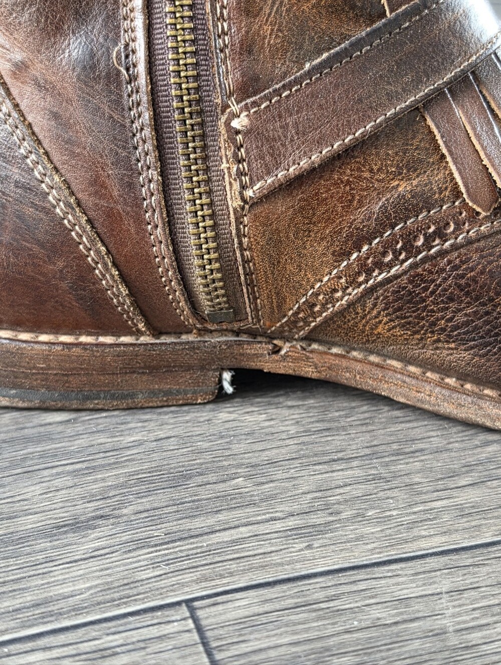Bed Stu | Dipper Fringe Leather Ankle Boots | 9 - Picture 5 of 11
